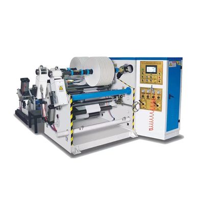 Sistem Kontrol PLC Mesin Pemotong Curl Permukaan 450mm Kain Non Woven Dan Mesin Pemotong Foil Aluminium