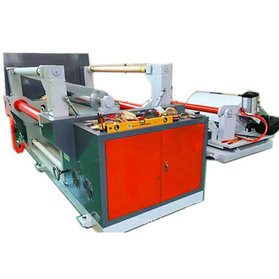 7 Inch Touch Screen Aluminium Foil Surface Curl Slitting Machine Untuk High Speed Cutting 200-350m/Min
