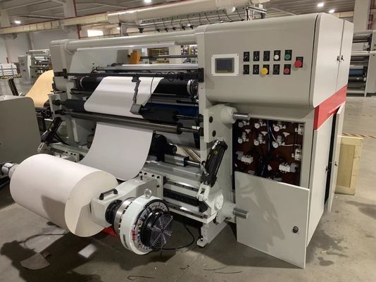 Mesin pemotong film plastik komposit PET 800mm Roll To Roll Mesin pemotong