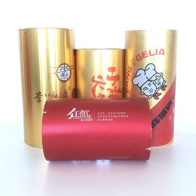 Disesuaikan 40 Mic Aluminium Foil Heat Seal Film Untuk PS / PP / PE / PET / cangkir kertas