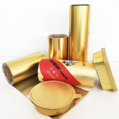 Multilayer PET Aluminium Foil Sealing Film Untuk Pasteurisasi Substrat Botol PP yang Disegel Panas