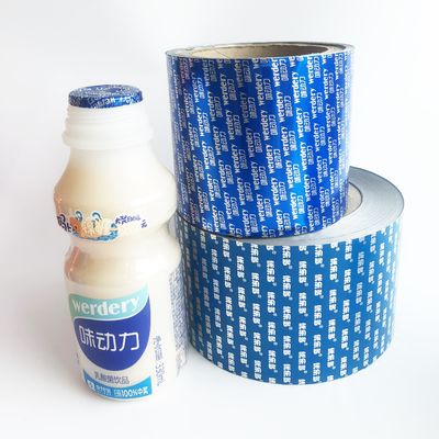 Film Penyegelan Botol Susu Kinerja Penyegelan yang Baik Disesuaikan secara profesional Ditcetak