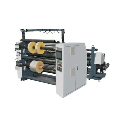 Precision 380V Vertical Film Slitting Machine 200m/min Kecepatan 1300mm Max