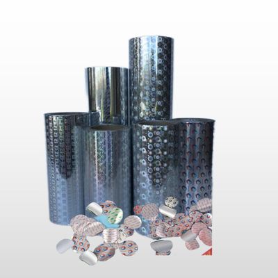 Film penyegelan foil aluminium dengan penopang tutup plastik untuk diameter segel yang lebar
