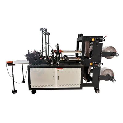 Touch Screen Film Pouch Making Machine 1000kg Kapasitas Kontrol PLC