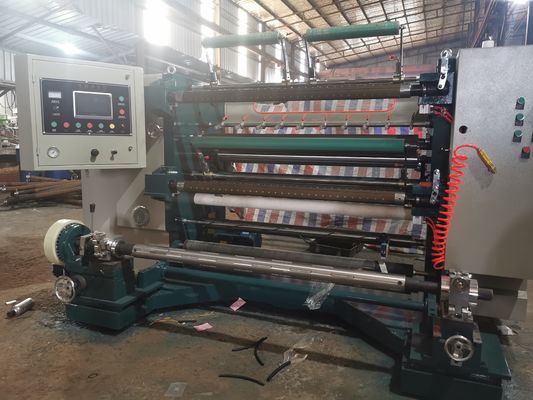 1100 Tipe Vertical Slitting Machine 600mm Od Label Film Slitting Rewinding Machine ODM