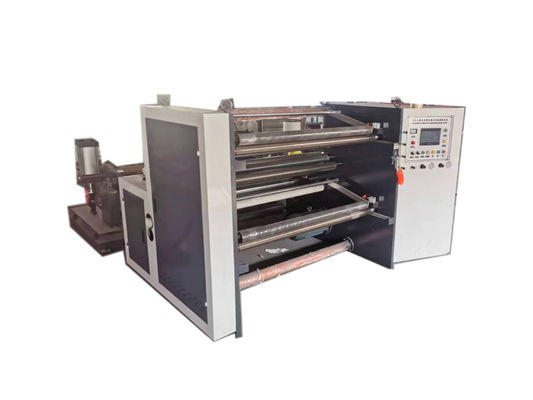 200m/Min 30mm Mesin pemotong horisontal Mesin pemotong longitudinal Mesin pemotong kertas kraft Mesin pemotong rewinder