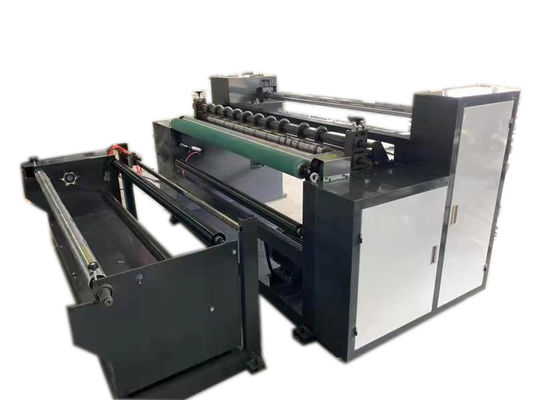 Precision 600mm Horizontal Slitting Machine untuk Slitting dan Rewinding