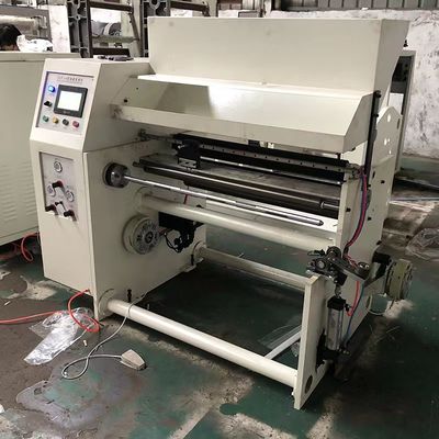 600 Tipe High Speed Wallpaper Paper Roll Slitter Rewinder Mesin Rewinding Kain Non Woven Otomatis