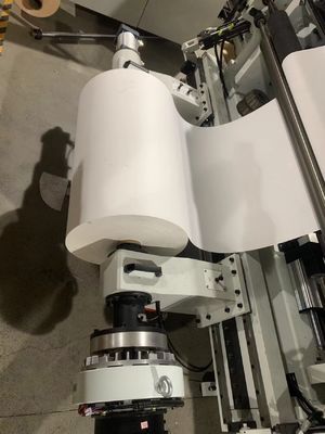 High Speed Surface Slitter Rewinder OPP CPP Alat pemotong dan penggulingan kembali 4500KG