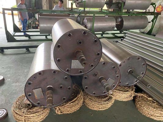 1300 Tipe Electric Heating Roller Composite Steel Roller Surface Coating Dengan Perawatan Permukaan Cermin