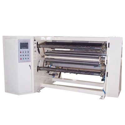 Precision Web Paper Slitting Pvc Film Slitting Dengan 1300mm Max Slitting Kapasitas 380V Tegangan