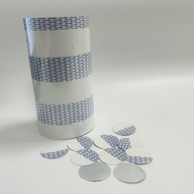 0.027-0.05mm Inner Lining Food Grade Aluminium Foil Heat Sensing Gasket untuk Various Seal Backings