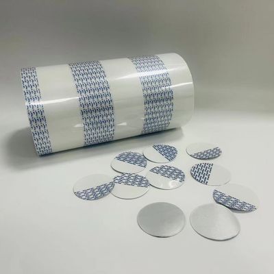 0.05mm Metallized Aluminium Sealing Film untuk diameter segel 10-180mm