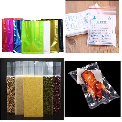 Mesin penyegelan bawah, penyegelan panas, mesin pembuatan kantong belanja supermarket plastik pemotong dingin, mesin pembuatan kantong datar