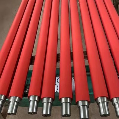 Mesin percetakan fleksografi roller karet poliuretan, mesin percetakan gravure roller karet industri, roller karet silikon, mesin kemasan roller karet, roller karet