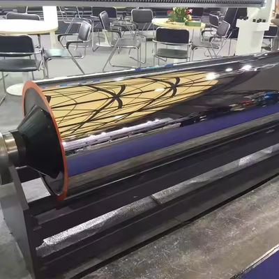 China Pabrik Kualitas Baik Chrome-dilapisi Cermin Polished Roller Baja Cocok untuk mesin cetak, mesin laminasi, mesin pelapis